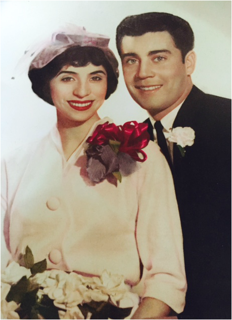 Joe & his bride — the wedding that started a 55-year love story